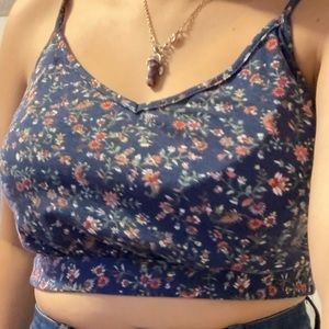 Floral crop top